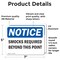 Signmission 5 in Height, 7 in Width, Vinyl Decal, Rectangle OS-2PACK-NS-D-57-L-18348 - alternate 4